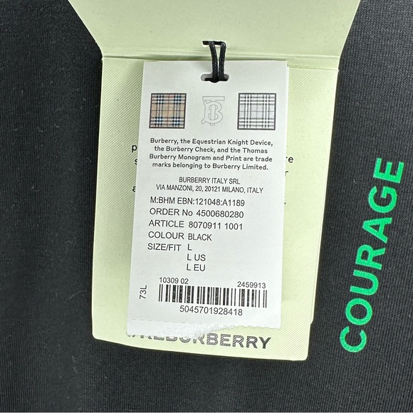 Burberry Black History Special Edition T-Shirt in Black - Picture 3 of 6